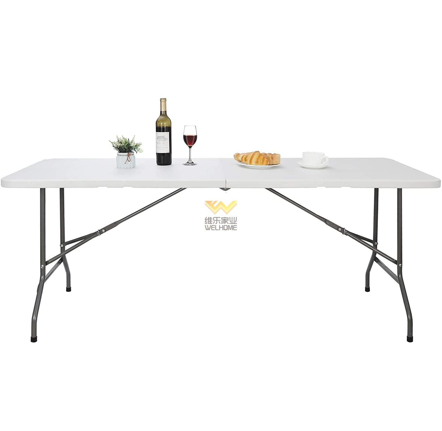 Outdoor portable HDPE picnic/camping/garden folding table